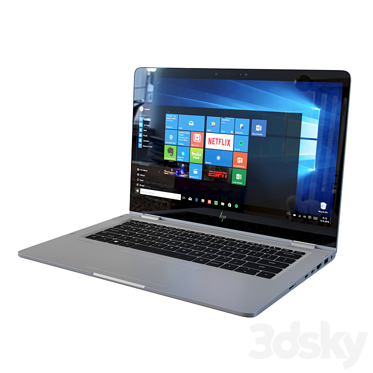 HP EliteBook X360 G2 Laptop 3DS Max - thumbnail 1