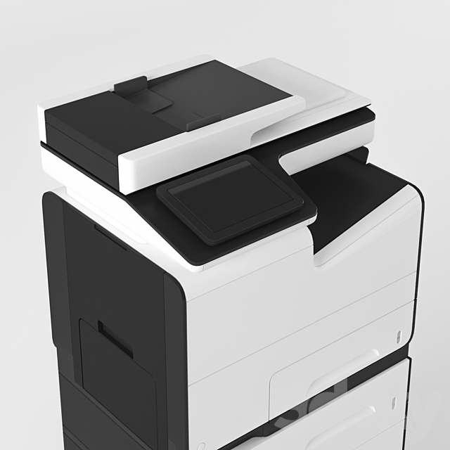HP PageWide Enterprise Office Printer 3DSMax File - thumbnail 4
