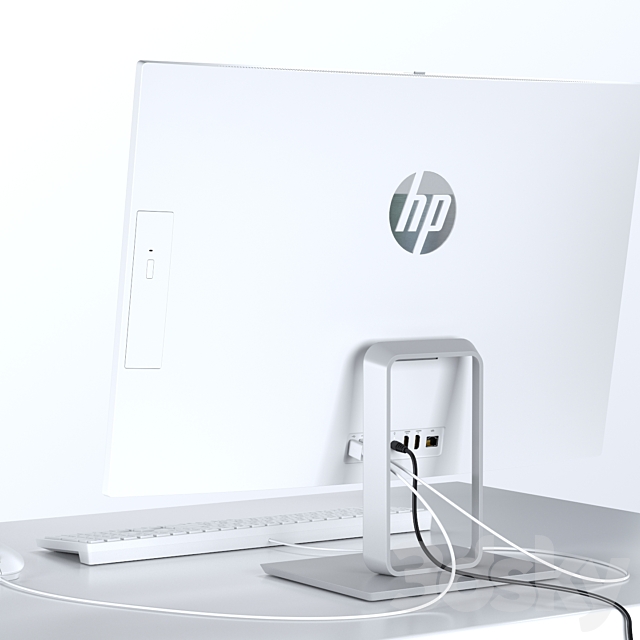 HP Pavilion All-in-One 3DS Max Model - thumbnail 3