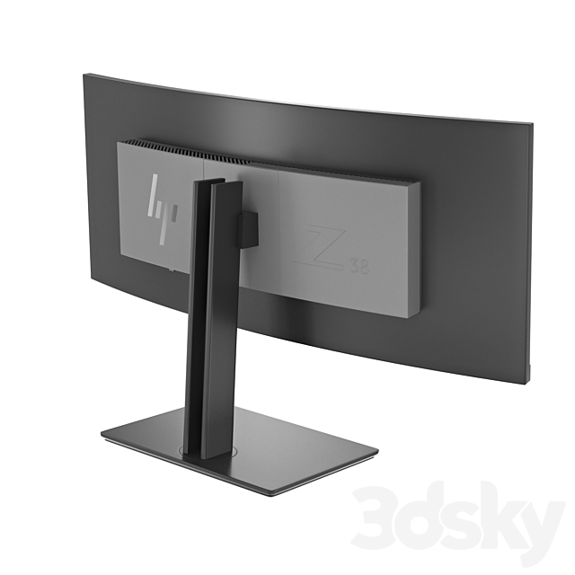 HPZ38c monitor 3DSMax File - thumbnail 4