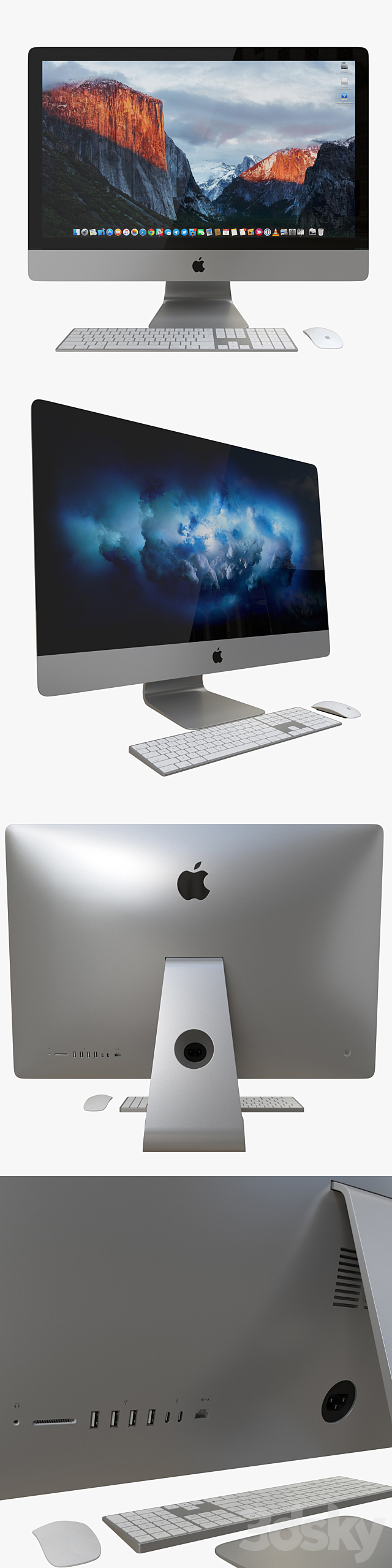 IMac 2017 3DS Max Model - thumbnail 2