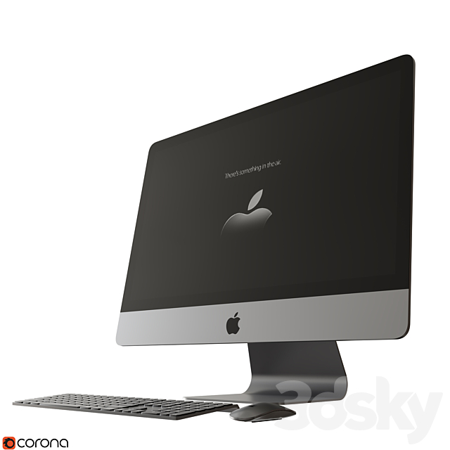 iMac PRO  Space Gray Color 3DS Max Model - thumbnail 4