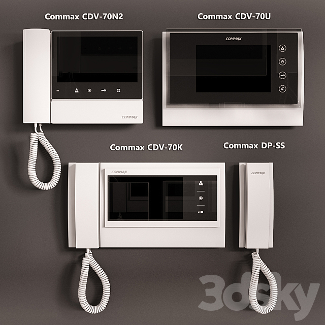 Intercoms COMMAX 3DSMax File - thumbnail 1