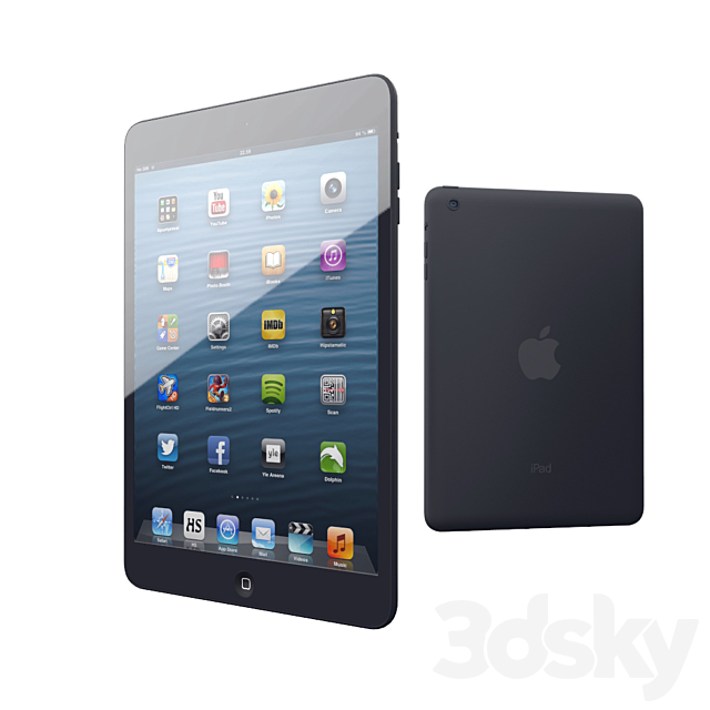 Ipad mini 3DSMax File - thumbnail 1