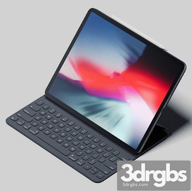 Ipad pro 12,9 (2018) + smart keyboard + apple pencil - thumbnail 1