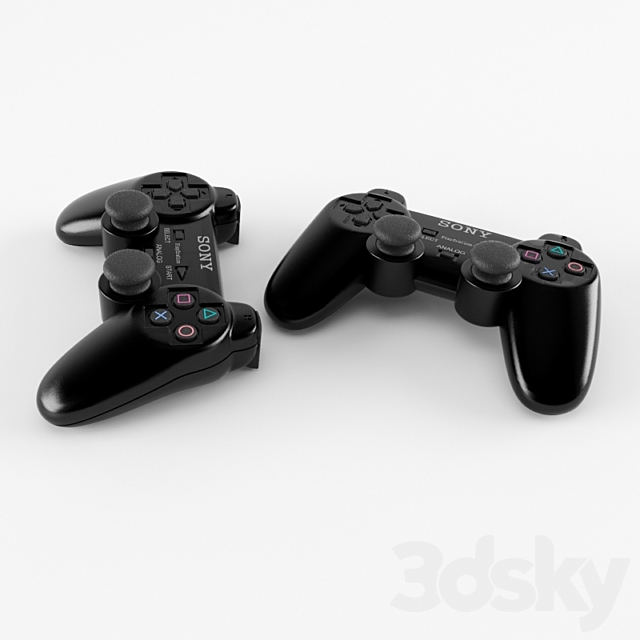 Joystick Sony 3ds Max - thumbnail 1