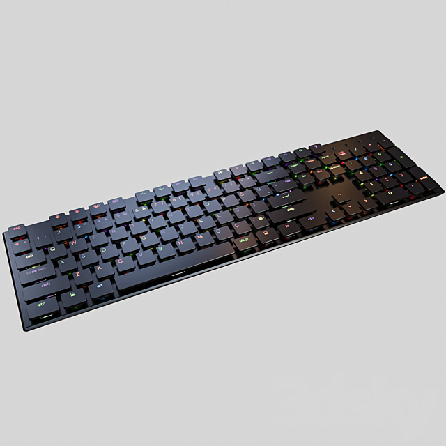 Keychron K1 Mechanical Keyboard 3DSMax File - thumbnail 1