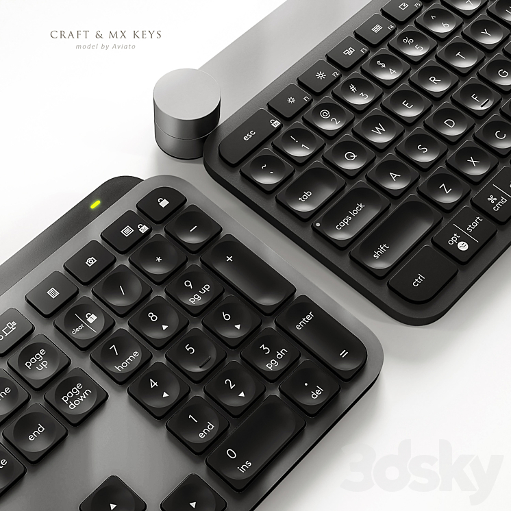 Logitech Craft & MX Keys 3DS Max - thumbnail 2