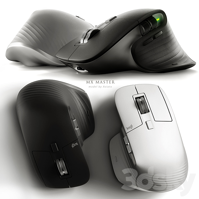 Logitech MX Master 3 3DSMax File - thumbnail 1