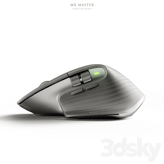 Logitech MX Master 3 3DSMax File - thumbnail 4