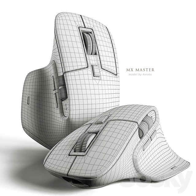 Logitech MX Master 3 3DSMax File - thumbnail 6