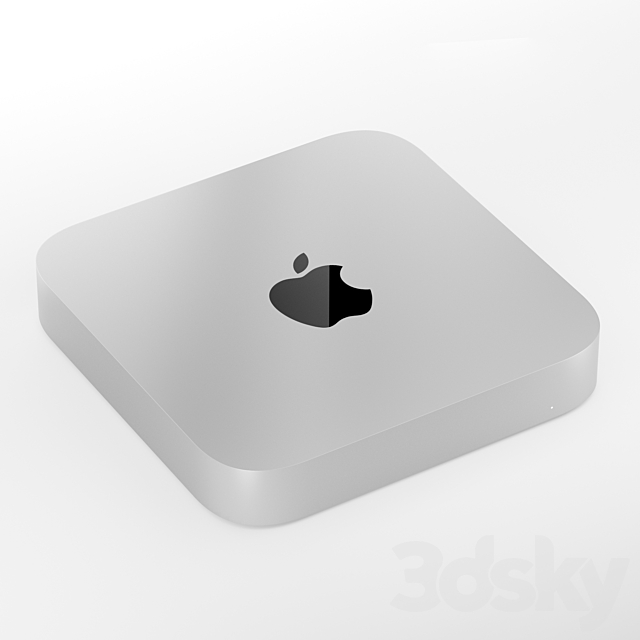 Mac mini m2 pro 2023 3DS Max Model - thumbnail 5