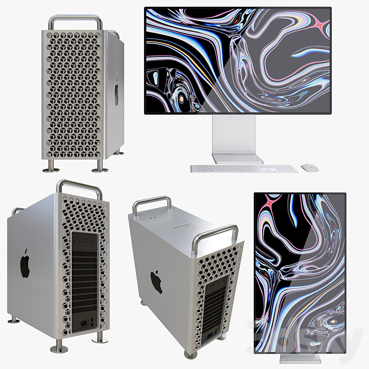 Mac Pro 2019 and Pro Display XDR 3DS Max - thumbnail 1