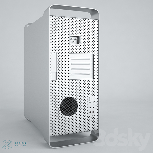 mac tower 3DS Max Model - thumbnail 3