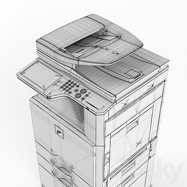 MFP Sharp NX2314 3DSMax File - thumbnail 3