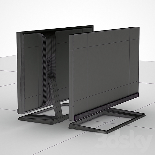 Monitor acer s277hk 3DSMax File - thumbnail 3