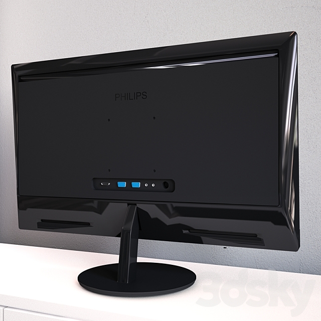 Monitor Philips 27 ” 3DSMax File - thumbnail 3