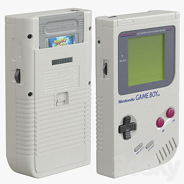 Nintendo Game Boy 3DSMax File - thumbnail 3