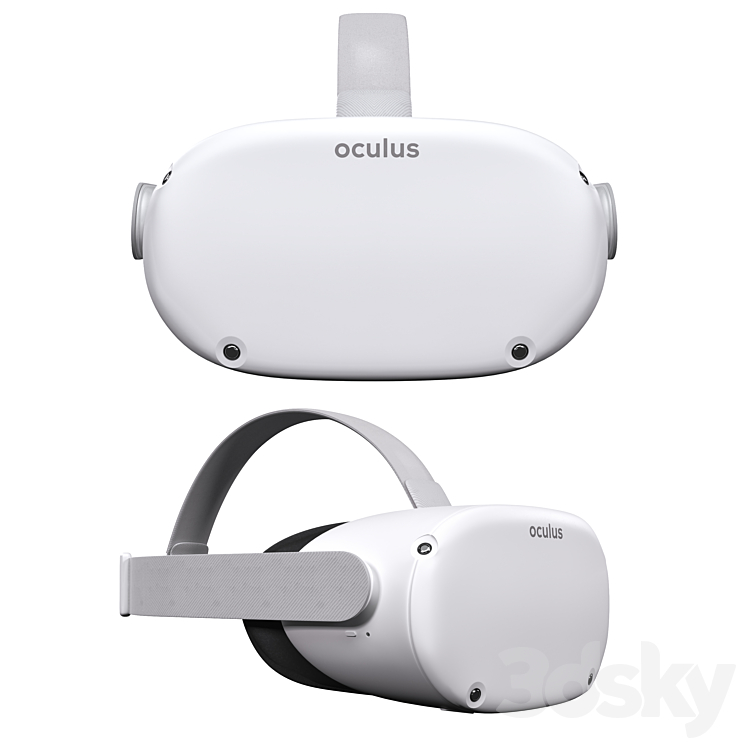 Oculus Quest 2 3DS Max Model - thumbnail 1