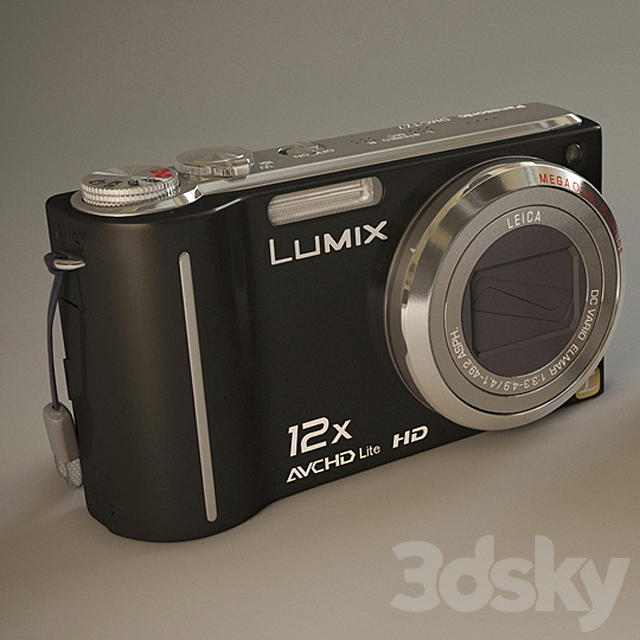 Panasonic DMC-TZ7 3DSMax File - thumbnail 2