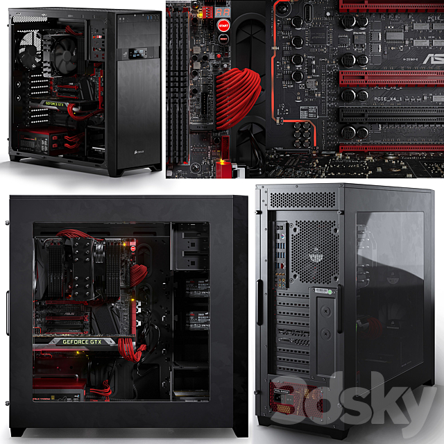 Pc corsair 3DSMax File - thumbnail 2