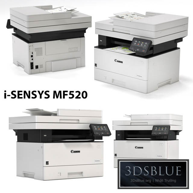 Printer Canon i-SENSYS MF520 Multifunction Printer 3DS Max - thumbnail 3