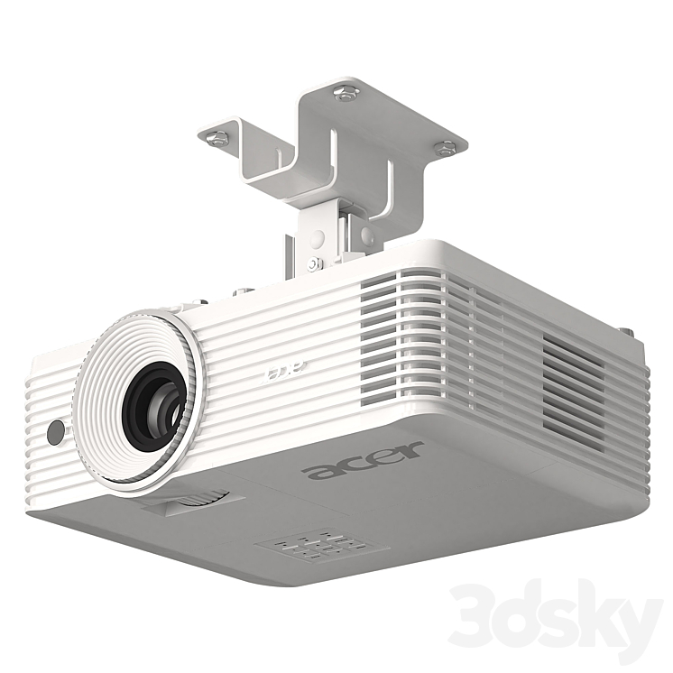 Projector Acer with Screens Set 3DS Max - thumbnail 2