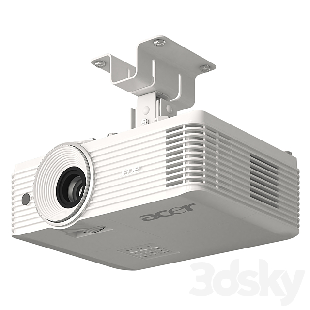 Projector Acer with Screens Set 3DSMax File - thumbnail 2