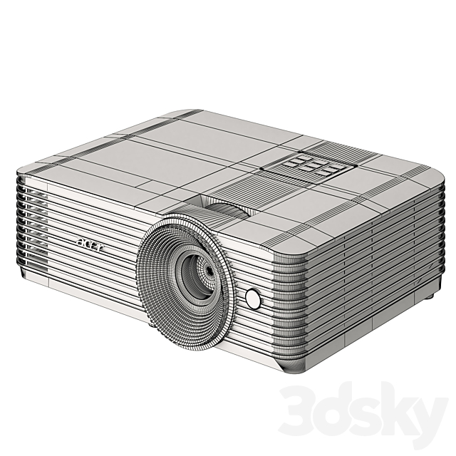 Projector Acer with Screens Set 3DSMax File - thumbnail 3