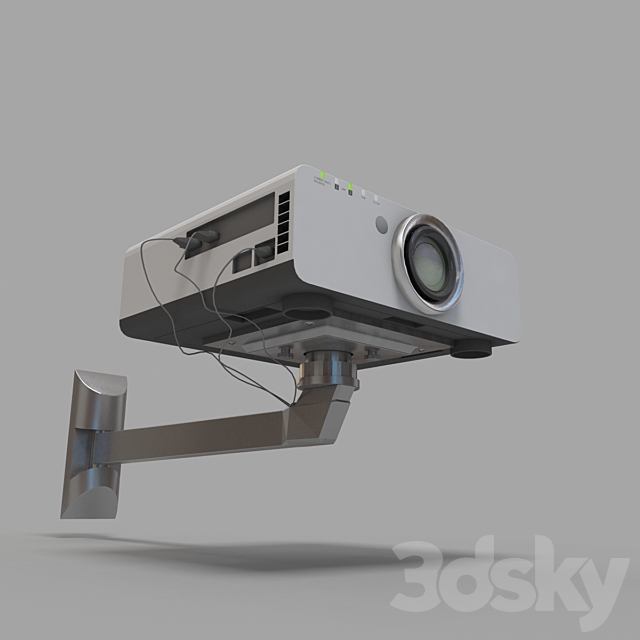 Projector Panasonic PT-D6000ES 3DSMax File - thumbnail 1