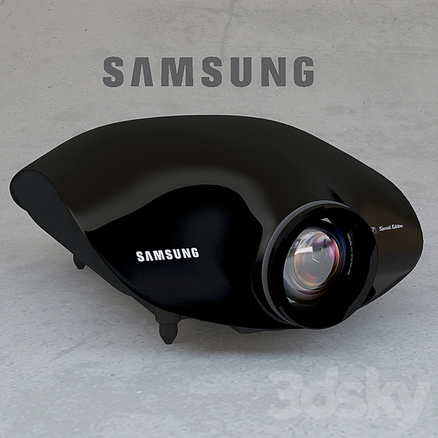 Projector samsung A8000 3DSMax File - thumbnail 3