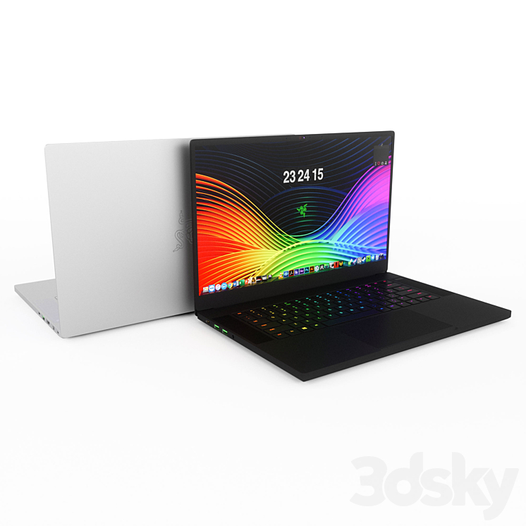 Razer Blade 15 – Advanced Model 2019 3DS Max Model - thumbnail 1