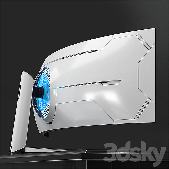 Samsung Gaming Monitor Odyssey G9 48.9 ” 3DS Max Model - thumbnail 2