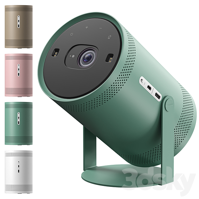 Samsung The Freestyle Smart FHD Led Projector 3ds Max - thumbnail 1