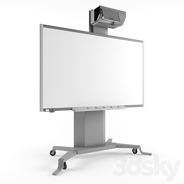 Smart Board 685ix 3DSMax File - thumbnail 1