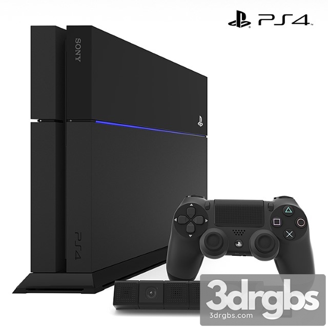 SONY PlayStation 4 3dsmax Download - thumbnail 1