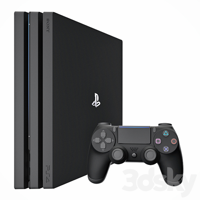 Sony PlayStation 4 3DSMax File - thumbnail 1