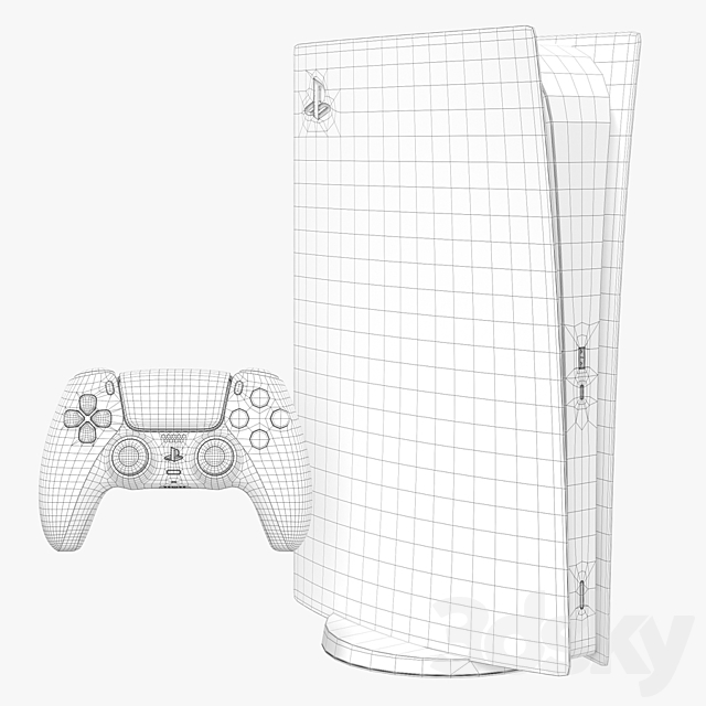 Sony PlayStation 5 digital edition 3DSMax File - thumbnail 5