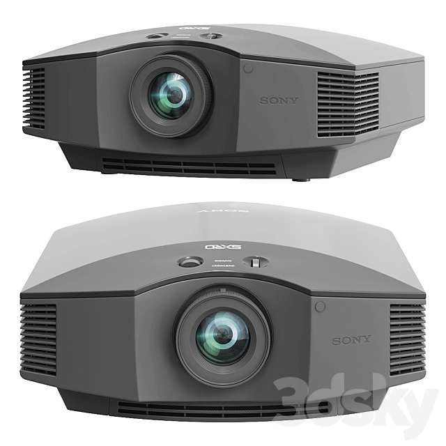 SONY VPL HW65 projector 3DSMax File - thumbnail 2