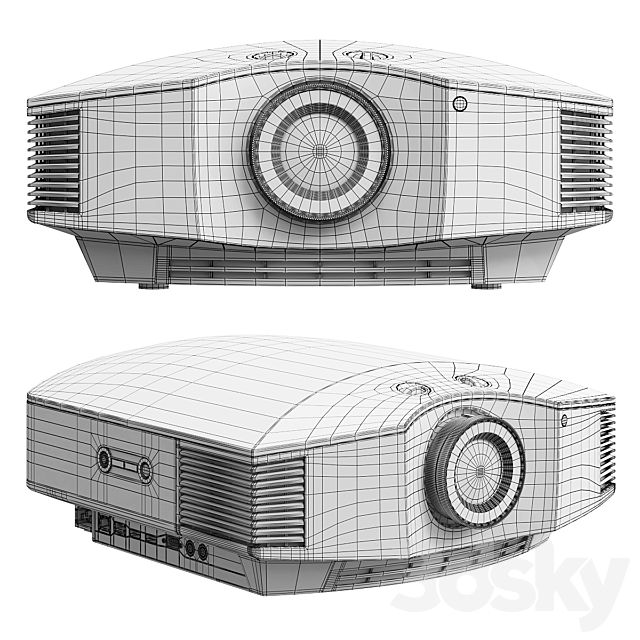 SONY VPL HW65 projector 3DSMax File - thumbnail 5