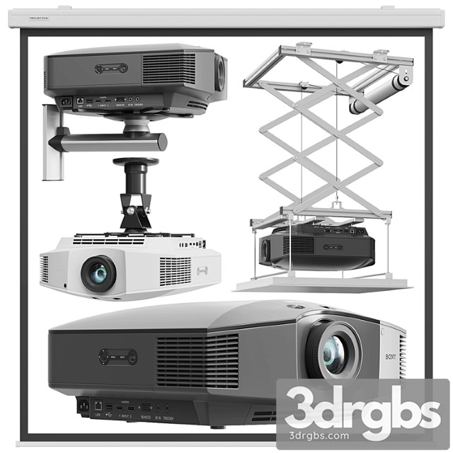 Sony vpl hw65 projector - thumbnail 1