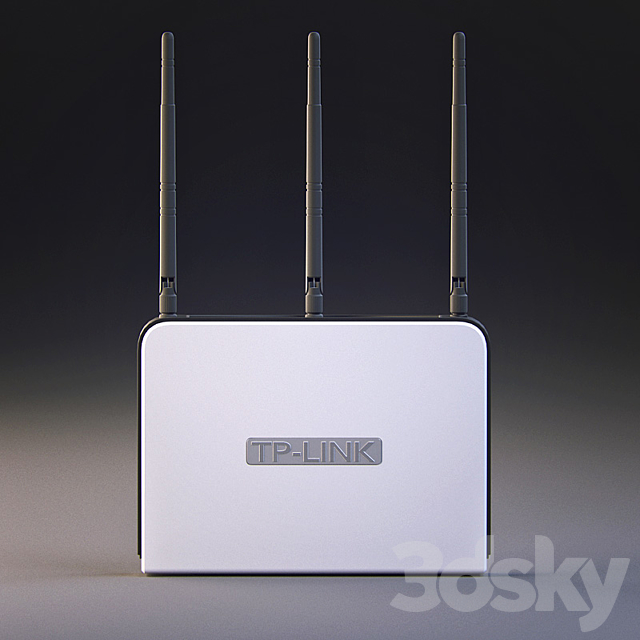 The router TP-LINK 3ds Max - thumbnail 3