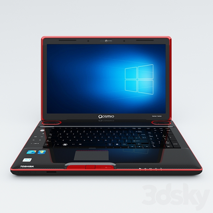 Toshiba Qosmio X500 Laptop 3DS Max - thumbnail 1