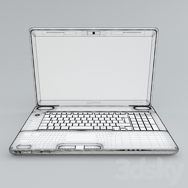 Toshiba Qosmio X500 Laptop 3DSMax File - thumbnail 3