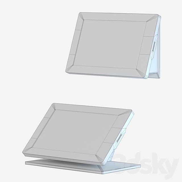 TSW-760 Touch Screen and mounting kit. 3DSMax File - thumbnail 2