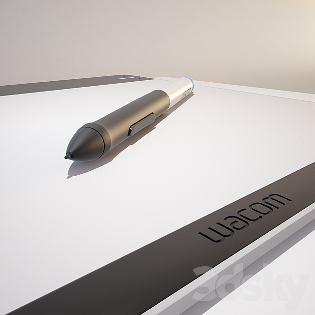 Wacom Intuos Pen & Touch M (CTH-680S) 3DS Max Model - thumbnail 2