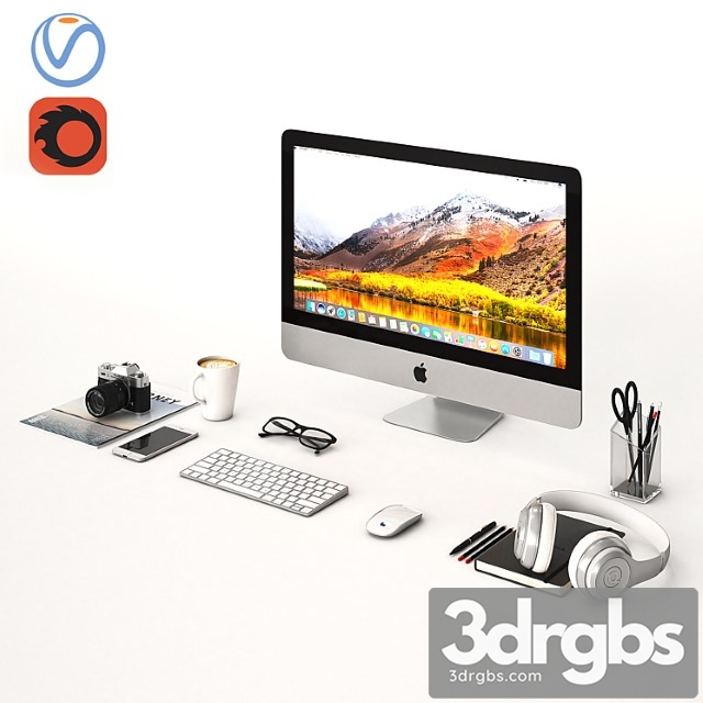 Workplace silver imac - thumbnail 1