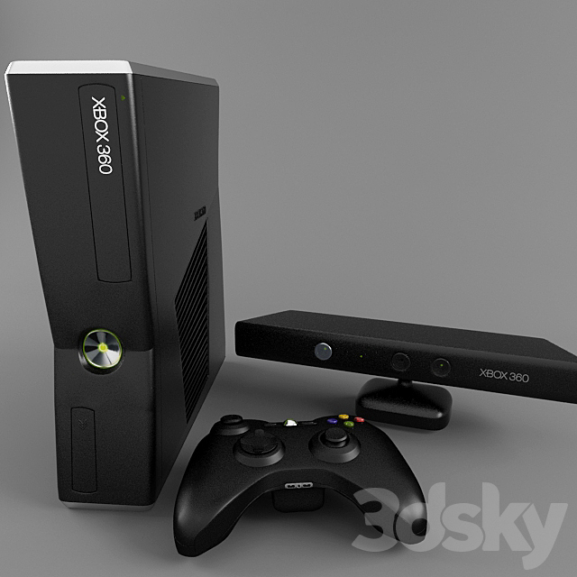 xbox 3DS Max Model - thumbnail 2