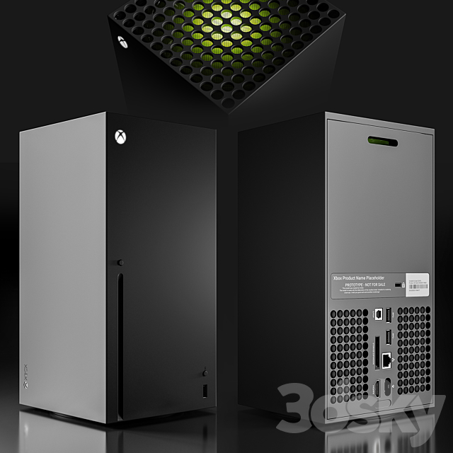 Xbox Series X 3DSMax File - thumbnail 2