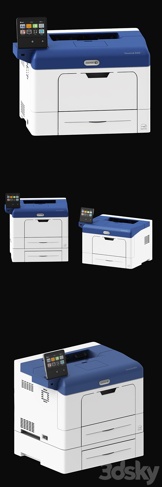 Xerox VersaLink B400 Printer 3DS Max Model - thumbnail 2